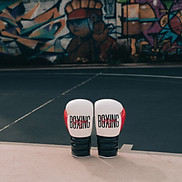 Găng tay Boxing Saigon Inspire 2.0 - White Red Black