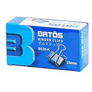 Kẹp bướm đen Batos 25mm PC-25K - Set 12 hộp, hộp 12 chiếc