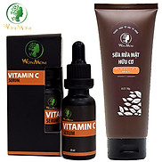 Bộ dưỡng da mặt organic, làm sạch da, ngăn ngừa mụn