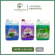 Nước Lau Sàn Nhà Gỗ SPCa 4.5Kg Cao Cấp Sả Chanh Và Hương Quế Giúp Khử Mùi