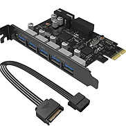 Card chuyển đổi PCI-Express 7 Port USB 3.0 cho máy tính bàn ORICO PVU3-502I