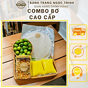 COMBO Bánh tráng Phơi Sương muối tép hành phi cao cấp Ngọc Trinh