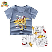 Bộ Quần Áo Bé Trai NT KIDS Chất Liệu COTTON Họa Tiết Vui Vẻ