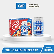 Bia Super Cap thùng 24 lon