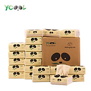 Giấy ăn gấu trúc YCOOL thùng 30 gói 260 tờ 4 lớp