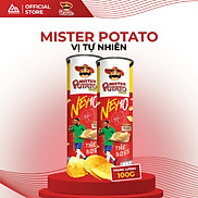 Bimbim khoai tây chiên dạng lát vị Tự Nhiên Mister Potato hộp có hình
