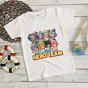 Áo thun cổ tròn Hero Team CHO BÉ