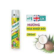 Dầu Gội Khô Batiste Dry Shampoo TROPICAL Coconut & Exotic 200ml