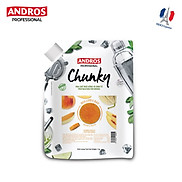 ANDROS - CHUNKY Dưa lưới & Đào - Nguyên liệu pha chế - Mứt trái cây - 1kg