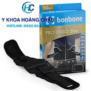 Đai lưng Cột Sống Bonbone Pro Hard Slim Màu Đen