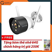 Camera wifi ngoài trời 3.0 có màu ban đêm Tenda CT6 chính hãng