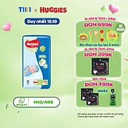 Miếng lót sơ sinh Huggies Tràm Trà Newborn 2- N40 Gói 40 miếng và N60