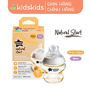 Bình Sữa PPSU Ty Siêu Mềm Tự Nhiên Tommee Tippee Natural Start 150ml