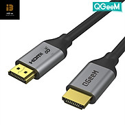 Cáp HDMI sang HDMI 2.1 8K QGeeM hợp kim nhôm dài 1.8m-Hàng Chính Hãng