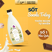 Sốt Socola Trắng POMONA White Chocolate Sauce Nguyên Liệu Pha Chế Hàn Quốc