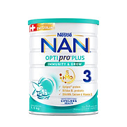 Sữa bột Nestlé NAN OPTIPRO PLUS 3 1500g lon với 5HMO 1-2 tuổi