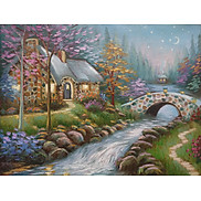 Tranh Sơn Dầu Vẽ Tay 30x40cm - Chạng Vạng