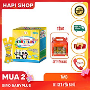 2 siro ăn ngon babyplus tặng set yến 6 hũ