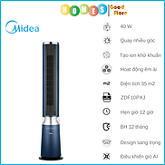 Quạt Không Cánh MIDEA ZDF10PXJ Làm Mát Gió Sâu Êm Dịu, Có Hẹn Giờ