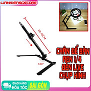 Chân chụp hình để bàn gấp gọn dùng gắn đèn live hỗ trợ chụp ảnh sp