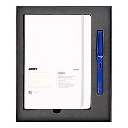 Lamy Notebook A5 Softcover White + Lamy Safari Blue - GSNSa0026