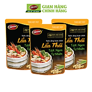 Combo 3 Gói Nước Dùng Lẩu Thái Barona 180g tươi ngon chuẩn vị không cần