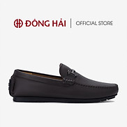 Giày lười nam Đông Hải da bò cao cấp họa tiết chữ T đôi trẻ trung nam tính