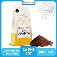 Cà phê rang xay Arabica Light coffee chua thanh, đắng nhẹ - 500g