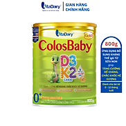 Sữa non Colosbaby Gold D3K2 0+ 800g, sữa bột giúp bé tăng cường đề kháng