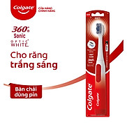 Bàn chải điện Colgate Sonic Optic White trắng sáng sóng âm