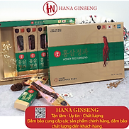 Hồng sâm tẩm mật ong nguyên củ HG Bio hộp 180g