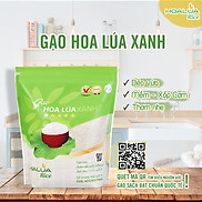 Gạo Hoa Lúa Xanh - Túi 2kg - Dẻo vừa, mềm cơm, thơm tự nhiên