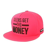 PREMI3R Nón Snapback Nón hiphop MONEY pink Mũ lưỡi trai phong cách hàn