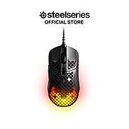 Chuột gaming có dây SteelSeries Aerox 5 màu đen, siêu nhẹ 66g, Led RGB