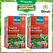 Trà Dilmah English Breakfast Anh Quốc Buổi sáng túi lọc 50g 20 túi x 1.5g