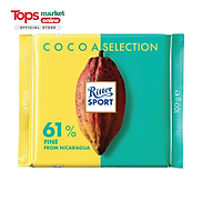 Sô Cô La Đen 61% Cacao Ritter Sport 100G