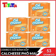 Combo 5 Bánh xốp phô mai Cal Cheese 53g