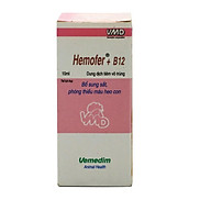 Vemedim Hemofer + B12 Bổ sung sắt cho heo, lợn chai 10ml - Chỉ dùng trong