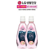 Bộ 2 Nước súc miệng Bamboo Salt Muối Hồng Himalaya Hương Hoa Bạc Hà 320ml