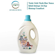 Nước giặt sinh học SONA 3.6L giặt xả quần áo 2 trong 1 mềm mại lưu hương