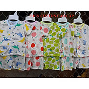 Combo 5 bộ quần áo trẻ em cotton mềm mát cho bé từ 3-12kg