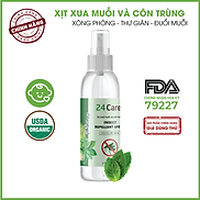 Tinh dầu xịt phòng 24Care diệt muỗi côn trùng 100ml