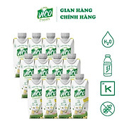 Nước Dừa ACP Vico Fresh Hương Vị Tắc - Combo 12 Hộp Nước Dừa 330ml