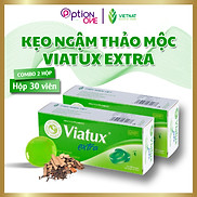 COMBO 2 HỘP Kẹo ngậm giảm ho, đau họng Viatux Extra 30 viên