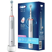 Bàn chải đánh răng điện Braun Oral-B Pro 3 3000 màu trắng Hàng CHính Hãng