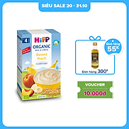 Bột ăn dặm dinh dưỡng Sữa, Chuối, Đào HiPP Organic 250g