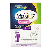 MIDU MENAQ7 DHA D3, hỗ trợ phát triển chiều cao, thị lực và não bộ