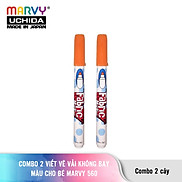 Combo 2 cây Bút Vẽ Vải Không Bay Màu Cho Bé Marvy 560