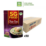 Thùng Cháo Tươi Sài Gòn Food Cá Lóc Cải Bó Xôi Gói 240g x 30 Gói