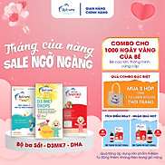 Bộ ba Avisure D3MK7, Avisure DHA smart Kid, Avisure Safoli Drop bổ sung D3